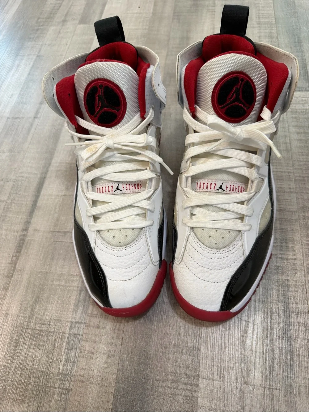 Nike Air Jordan Two Trey White Black Gym Red Men’s Shoes Size 10.5 DO1925-106